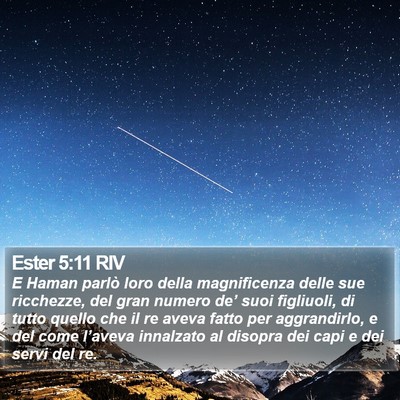 Ester 5:11 RIV Bible Verse Image