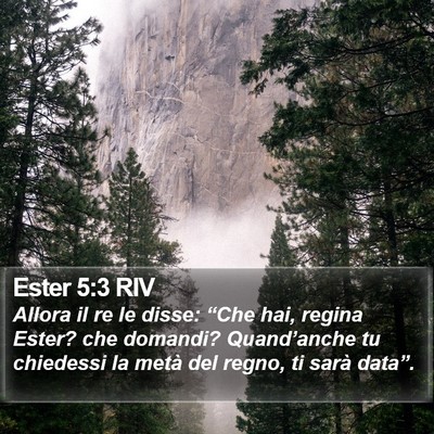 Ester 5:3 RIV Bible Verse Image
