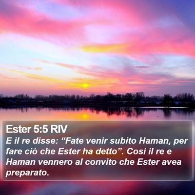 Ester 5:5 RIV Bible Verse Image