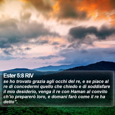 Ester 5:8 RIV Bible Verse Image