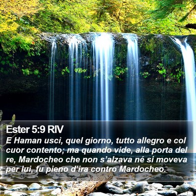 Ester 5:9 RIV Bible Verse Image