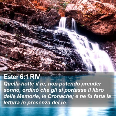 Ester 6:1 RIV Bible Verse Image