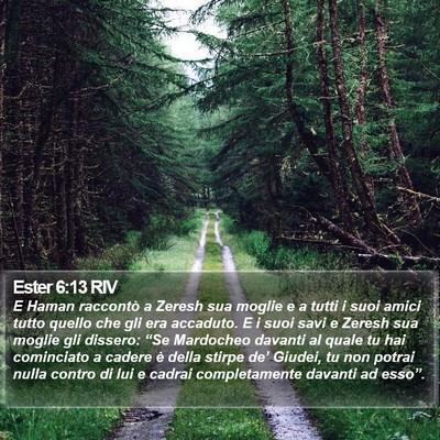 Ester 6:13 RIV Bible Verse Image