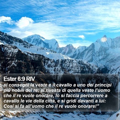 Ester 6:9 RIV Bible Verse Image