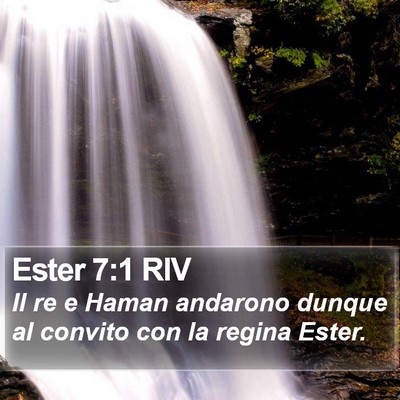 Ester 7:1 RIV Bible Verse Image