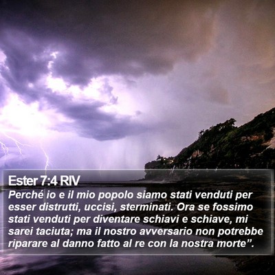 Ester 7:4 RIV Bible Verse Image