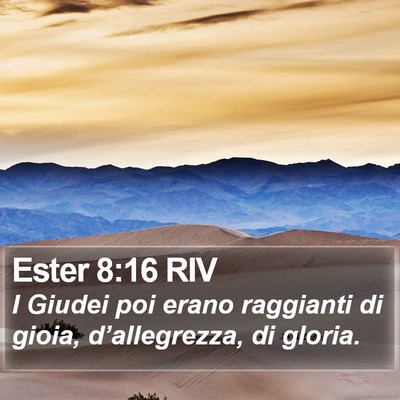 Ester 8:16 RIV Bible Verse Image