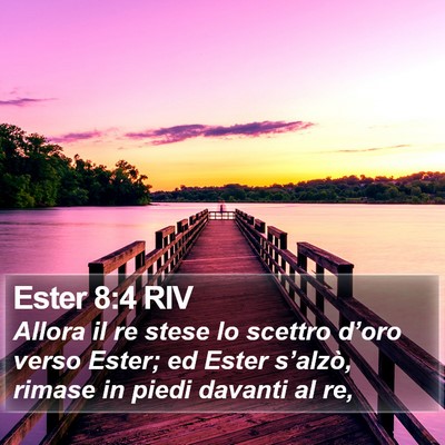 Ester 8:4 RIV Bible Verse Image