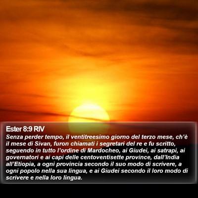 Ester 8:9 RIV Bible Verse Image