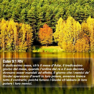 Ester 9:1 RIV Bible Verse Image