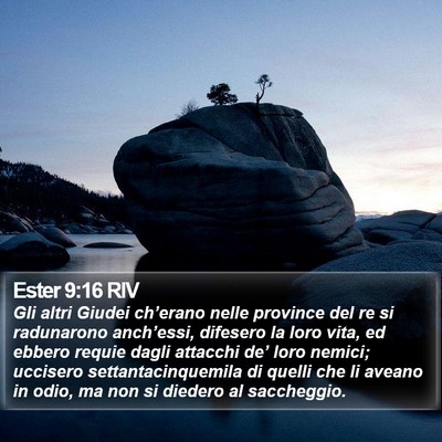 Ester 9:16 RIV Bible Verse Image