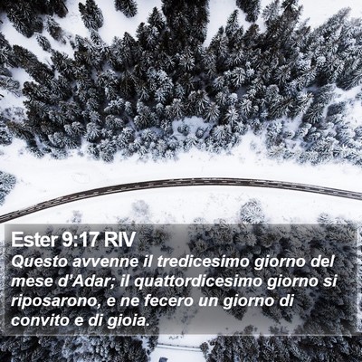 Ester 9:17 RIV Bible Verse Image