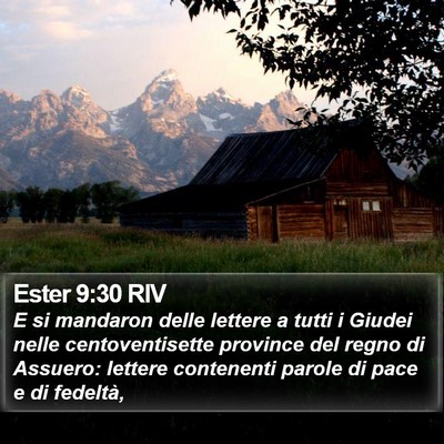 Ester 9:30 RIV Bible Verse Image