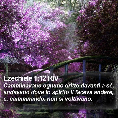 Ezechiele 1:12 RIV Bible Verse Image