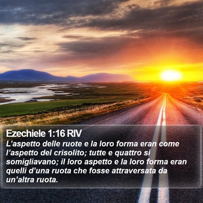 Ezechiele 1:16 RIV Bible Verse Image