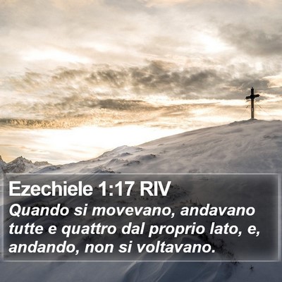 Ezechiele 1:17 RIV Bible Verse Image