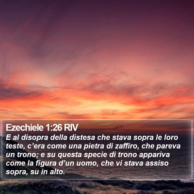 Ezechiele 1:26 RIV Bible Verse Image