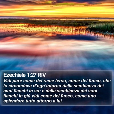 Ezechiele 1:27 RIV Bible Verse Image