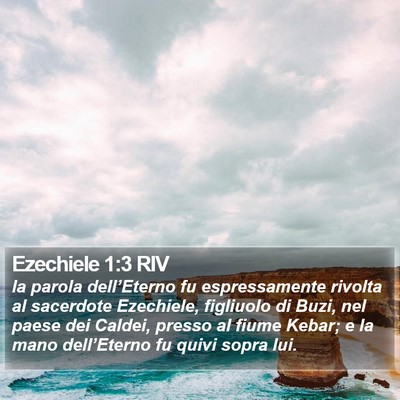 Ezechiele 1:3 RIV Bible Verse Image