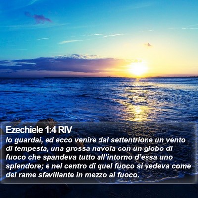 Ezechiele 1:4 RIV Bible Verse Image