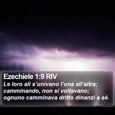 Ezechiele 1:9 RIV Bible Verse Image