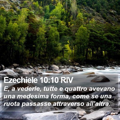 Ezechiele 10:10 RIV Bible Verse Image