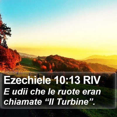 Ezechiele 10:13 RIV Bible Verse Image