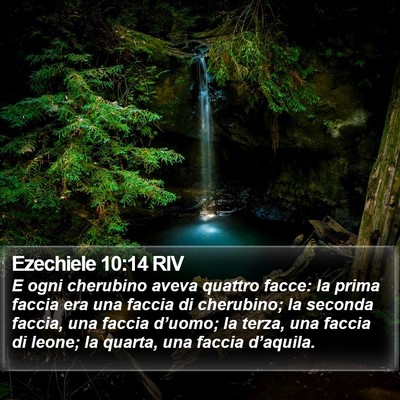 Ezechiele 10:14 RIV Bible Verse Image