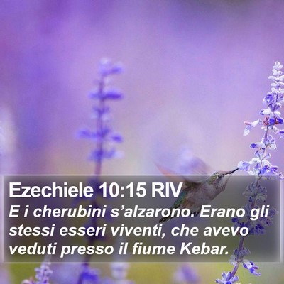 Ezechiele 10:15 RIV Bible Verse Image