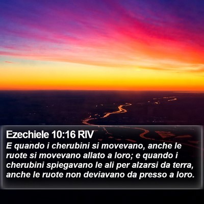 Ezechiele 10:16 RIV Bible Verse Image