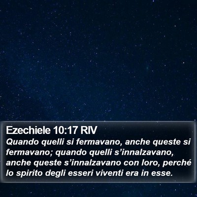 Ezechiele 10:17 RIV Bible Verse Image