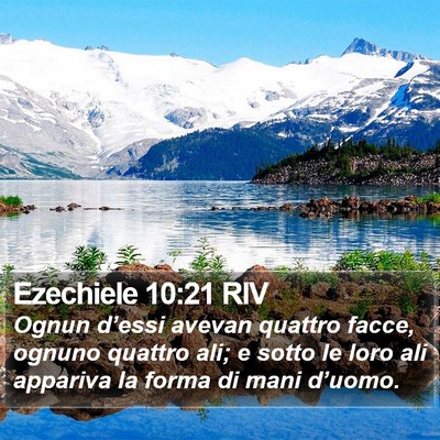 Ezechiele 10:21 RIV Bible Verse Image