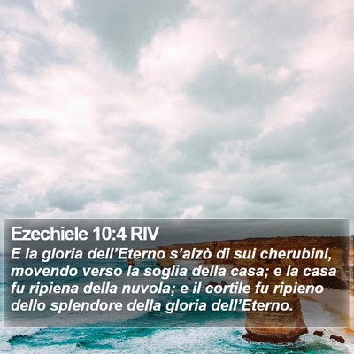 Ezechiele 10:4 RIV Bible Verse Image