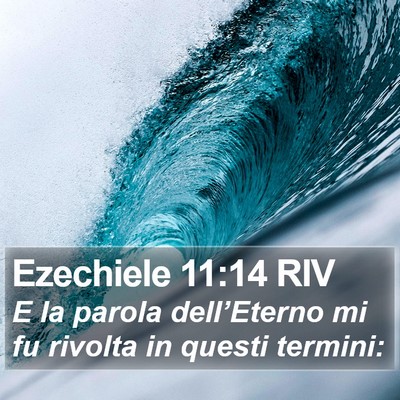 Ezechiele 11:14 RIV Bible Verse Image