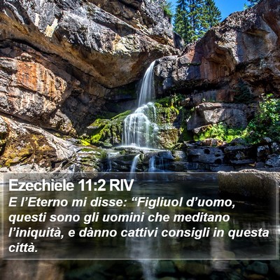 Ezechiele 11:2 RIV Bible Verse Image
