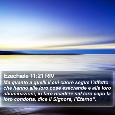 Ezechiele 11:21 RIV Bible Verse Image