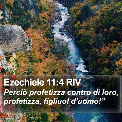 Ezechiele 11:4 RIV Bible Verse Image