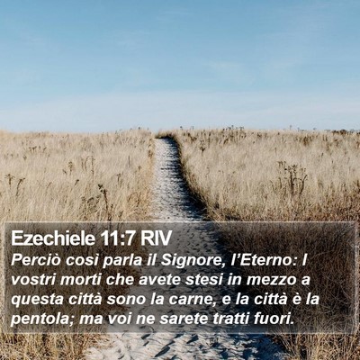 Ezechiele 11:7 RIV Bible Verse Image