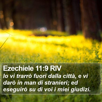 Ezechiele 11:9 RIV Bible Verse Image