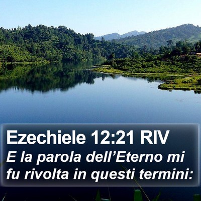 Ezechiele 12:21 RIV Bible Verse Image