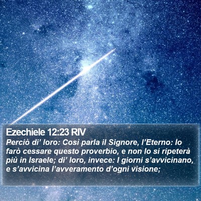 Ezechiele 12:23 RIV Bible Verse Image