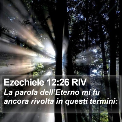 Ezechiele 12:26 RIV Bible Verse Image