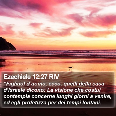 Ezechiele 12:27 RIV Bible Verse Image