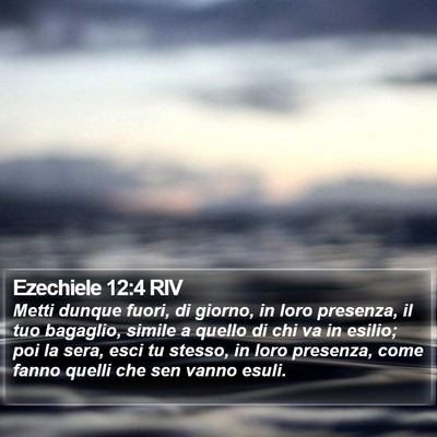 Ezechiele 12:4 RIV Bible Verse Image