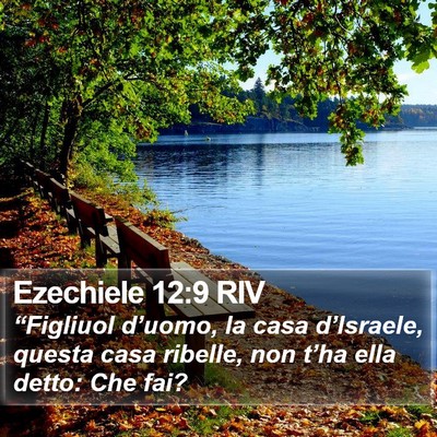 Ezechiele 12:9 RIV Bible Verse Image