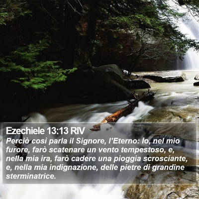Ezechiele 13:13 RIV Bible Verse Image