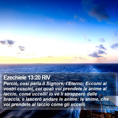 Ezechiele 13:20 RIV Bible Verse Image