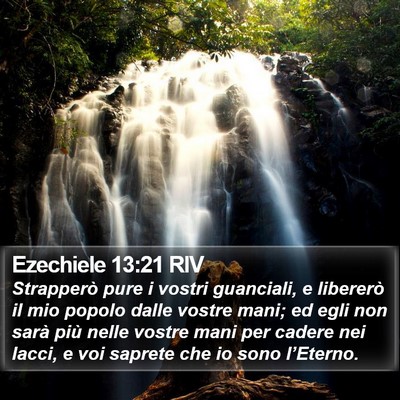 Ezechiele 13:21 RIV Bible Verse Image