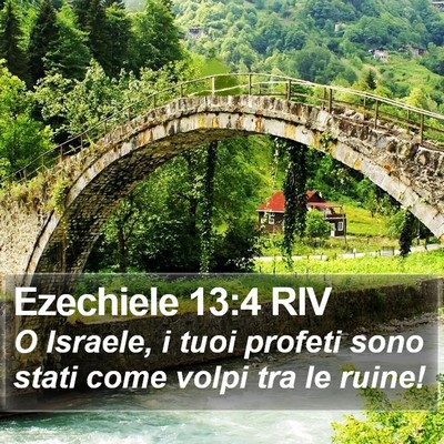 Ezechiele 13:4 RIV Bible Verse Image