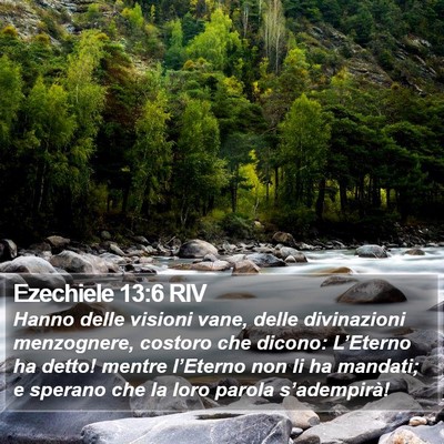 Ezechiele 13:6 RIV Bible Verse Image
